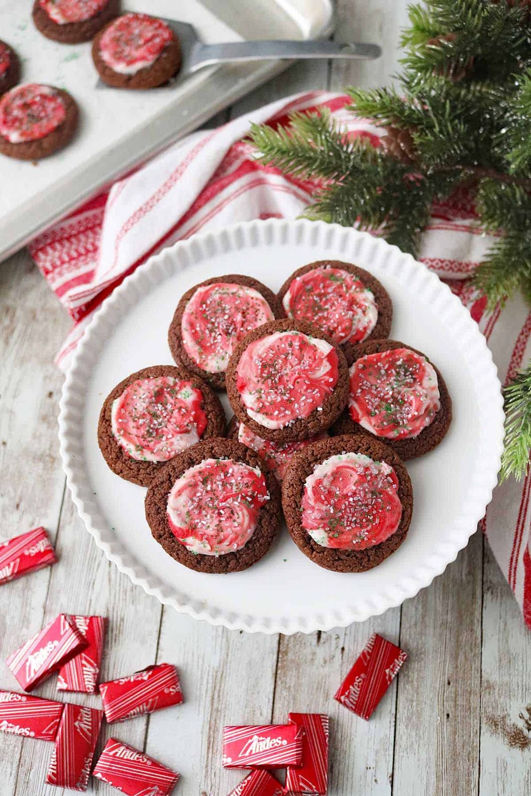 Andes Peppermint Chocolate Cookies