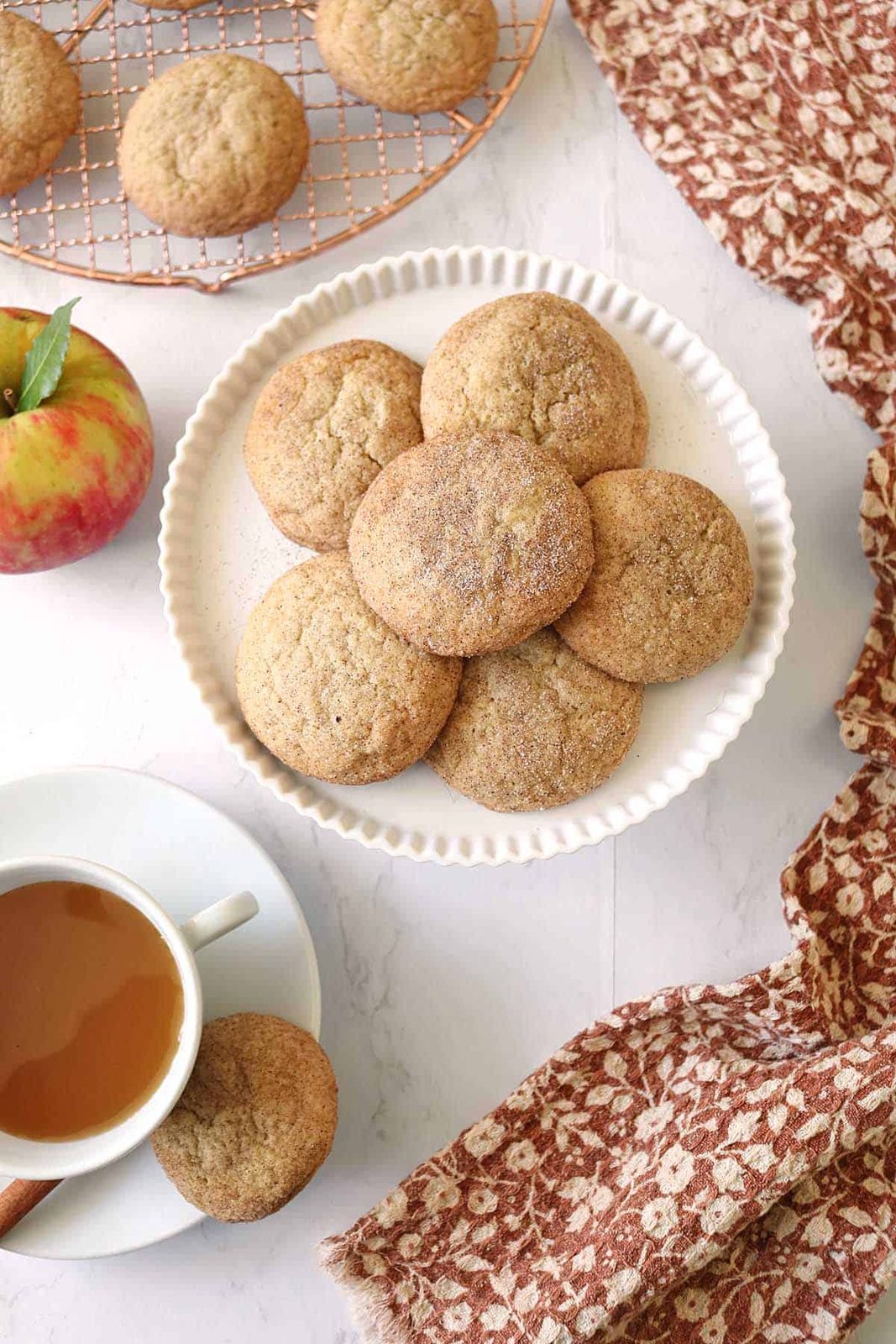 Apple Cider Snickerdoodles