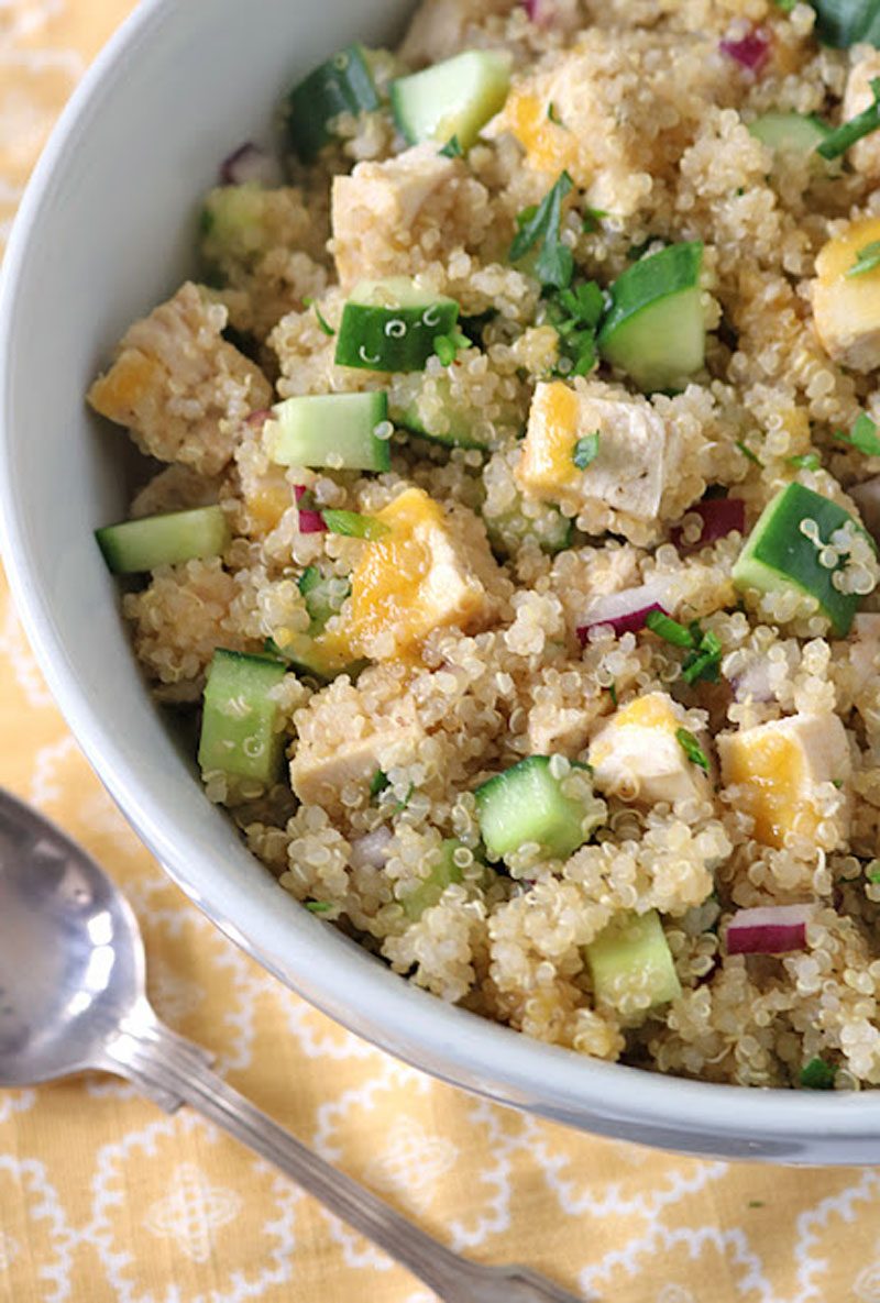 Apricot-Curry Chicken Quinoa Salad