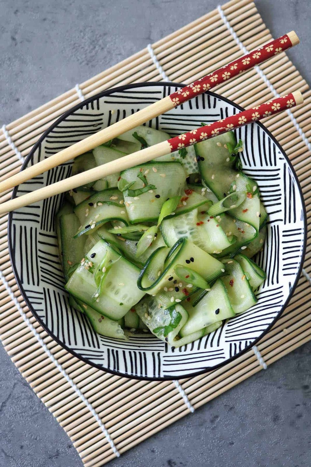 Asian Cucmber Ribbon Salad