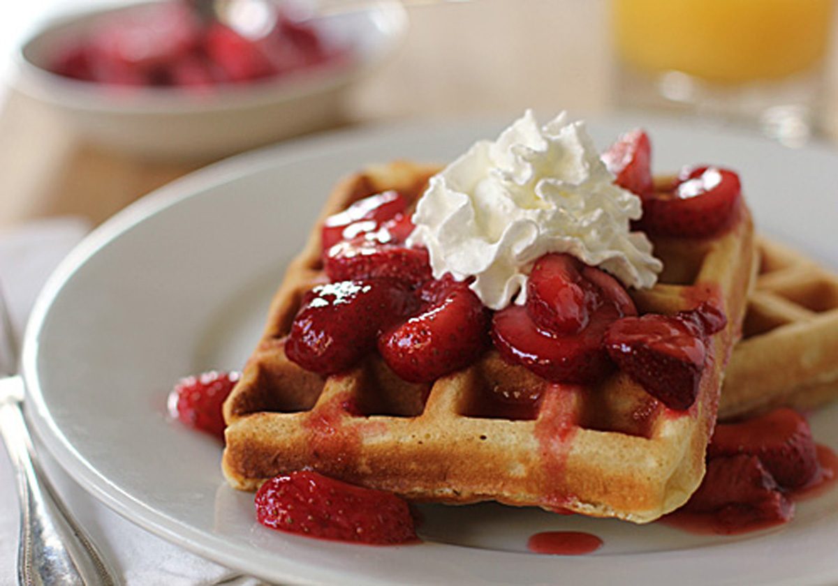 Belgian-Style Yeast Waffles