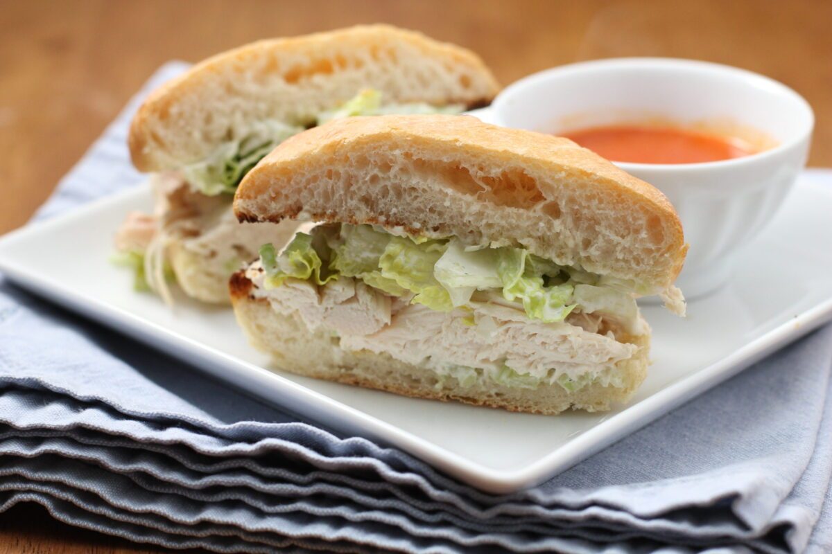 Buffalo Chicken French Dip