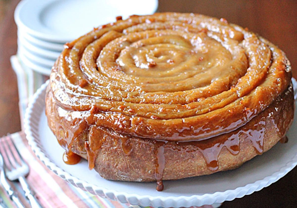 Butterscotch Spiral Coffee Cake