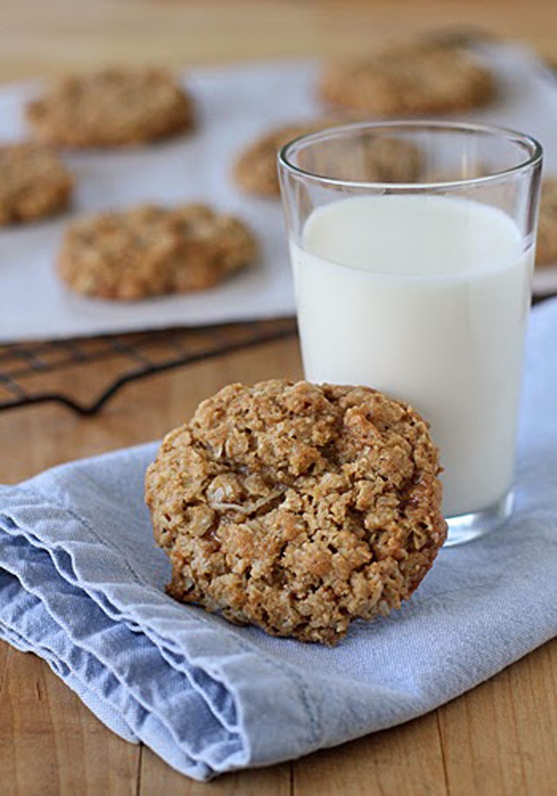 Coconut Toffee Oatmeal Cookies