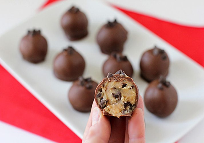 Chocolate Chip Cookie Dough Truffles