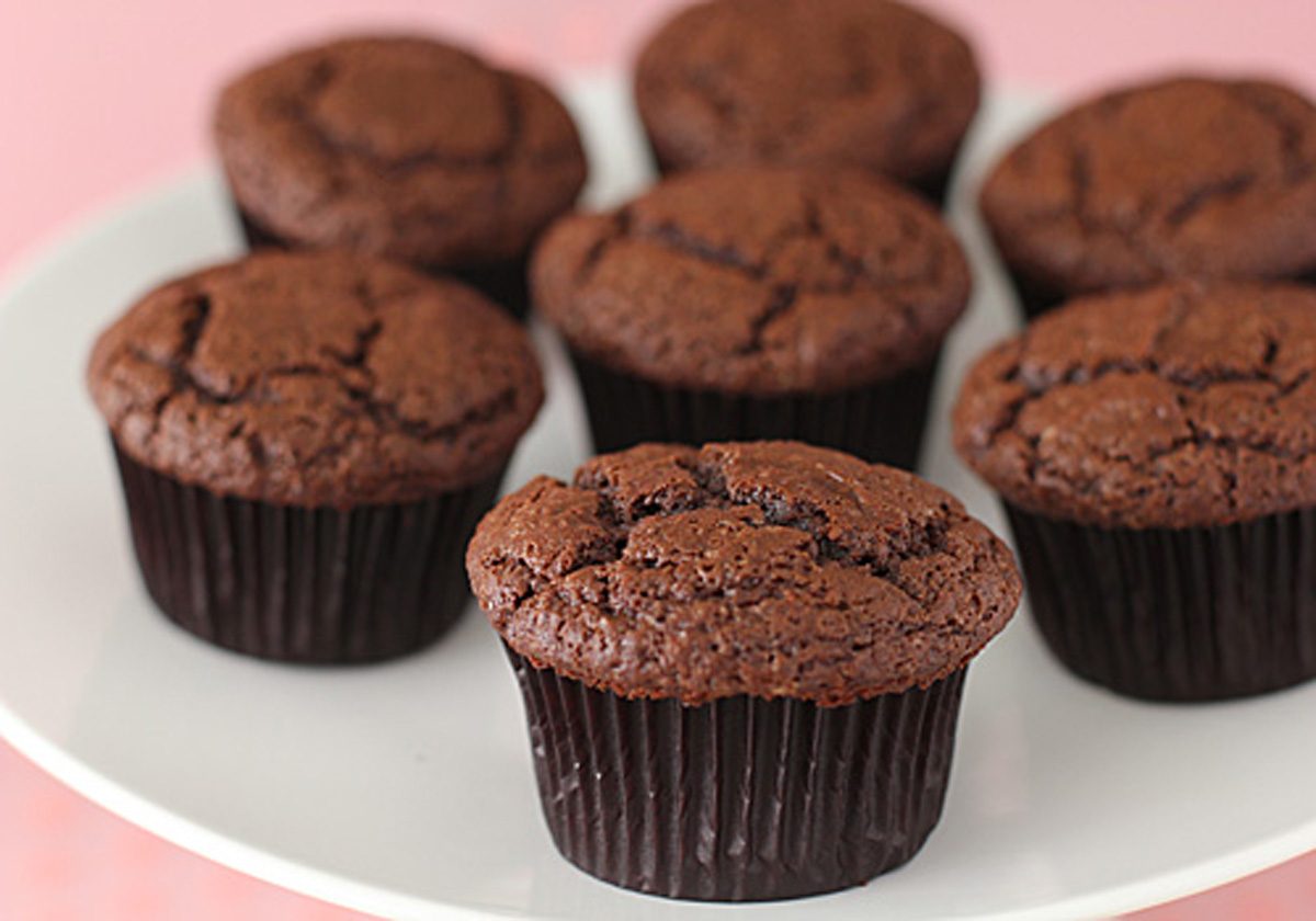 Chocolate Custard Muffins