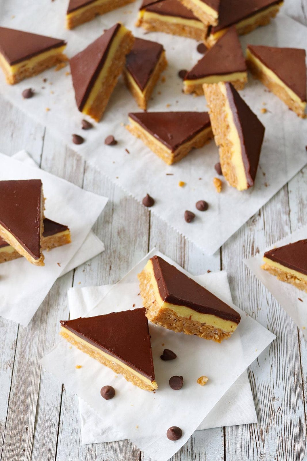 Chocolate-Glazed Crispy Peanut Butter Pudding Bars
