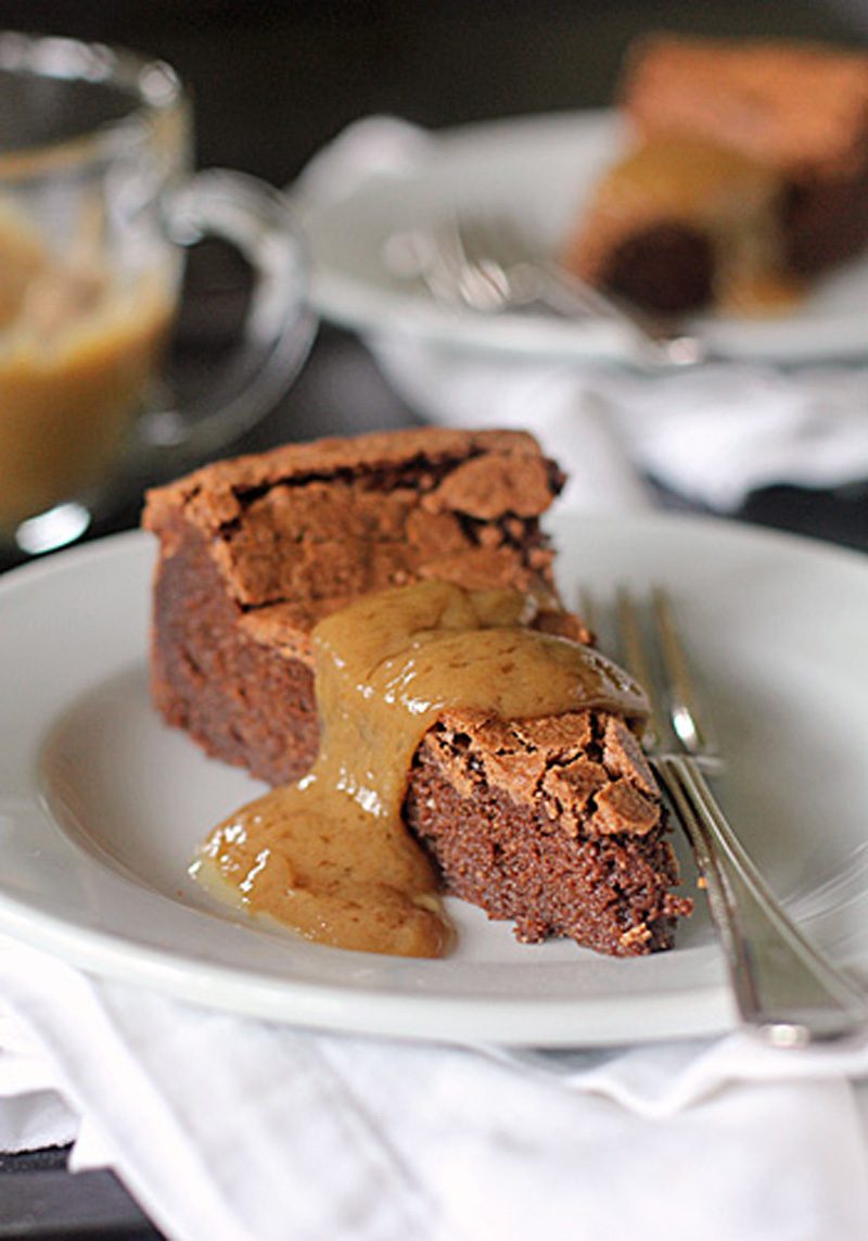 Chocolate Peanut Butter Truffle Torte