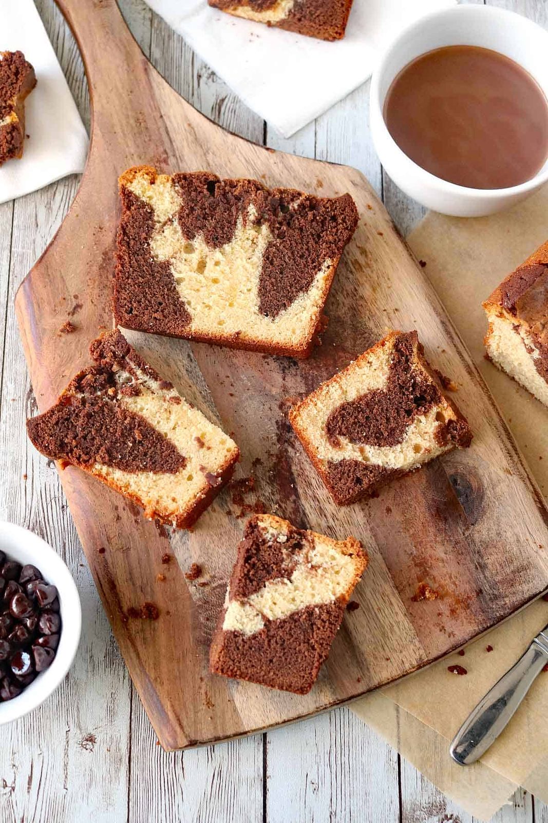 Chocolate-Vanilla Swirl Pound Cake