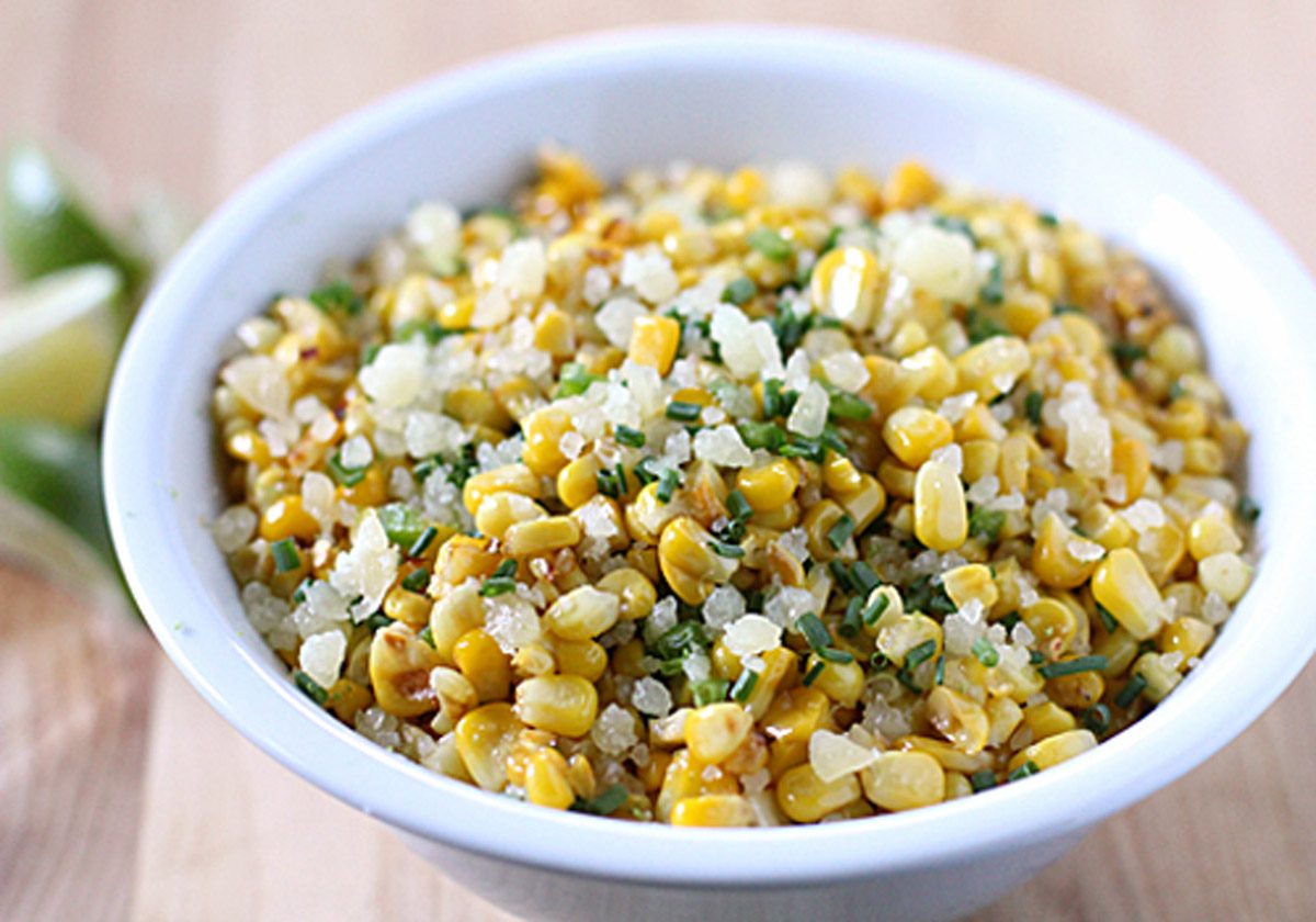 Sautéed Corn with Manchego and Lime
