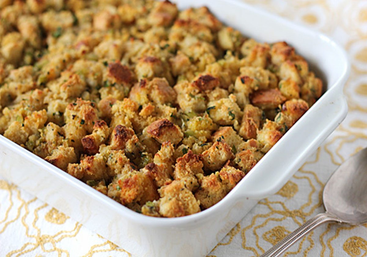 Cornbread Dressing with Fresh Herbs