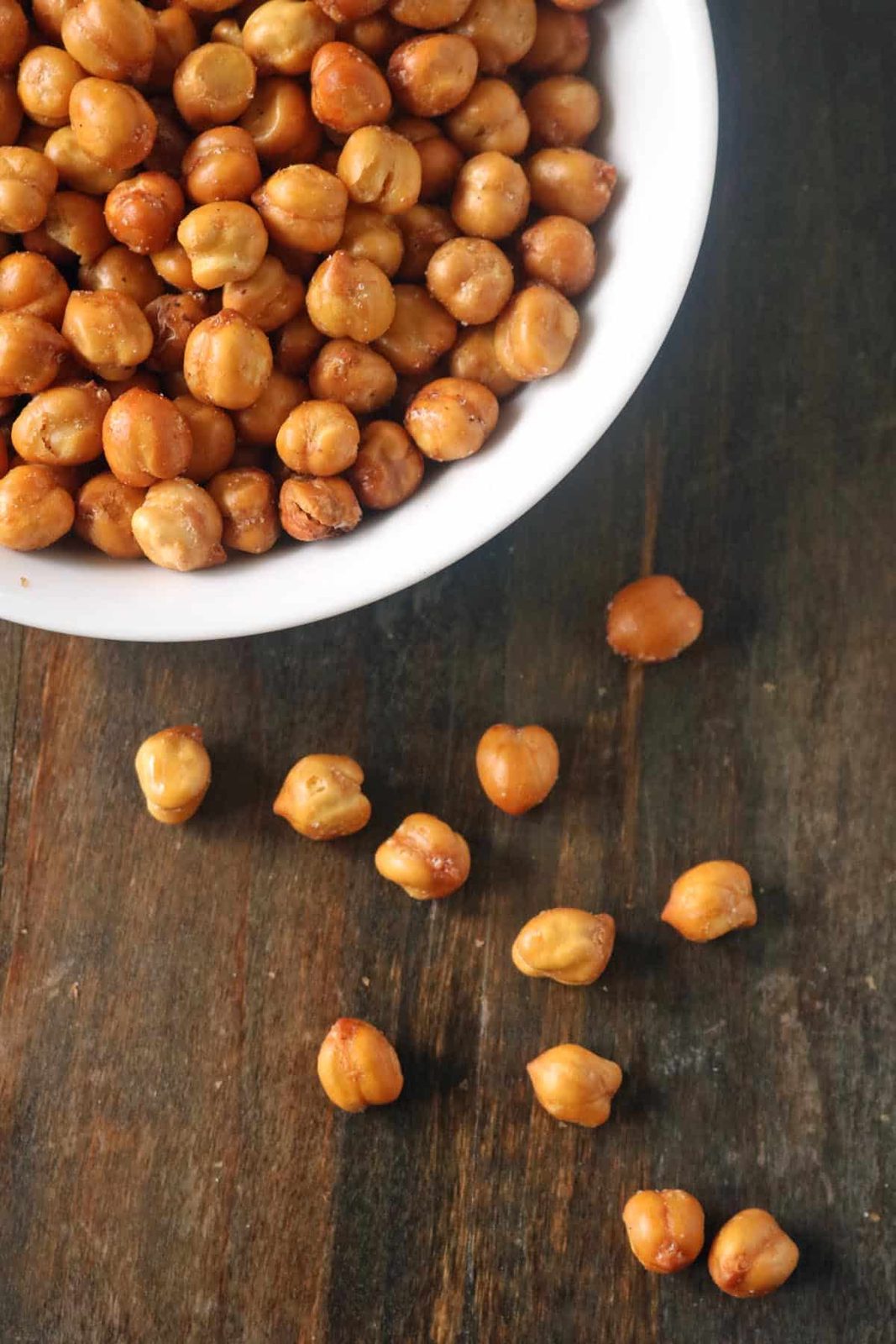 Easy Sea Salt Roasted Chickpeas