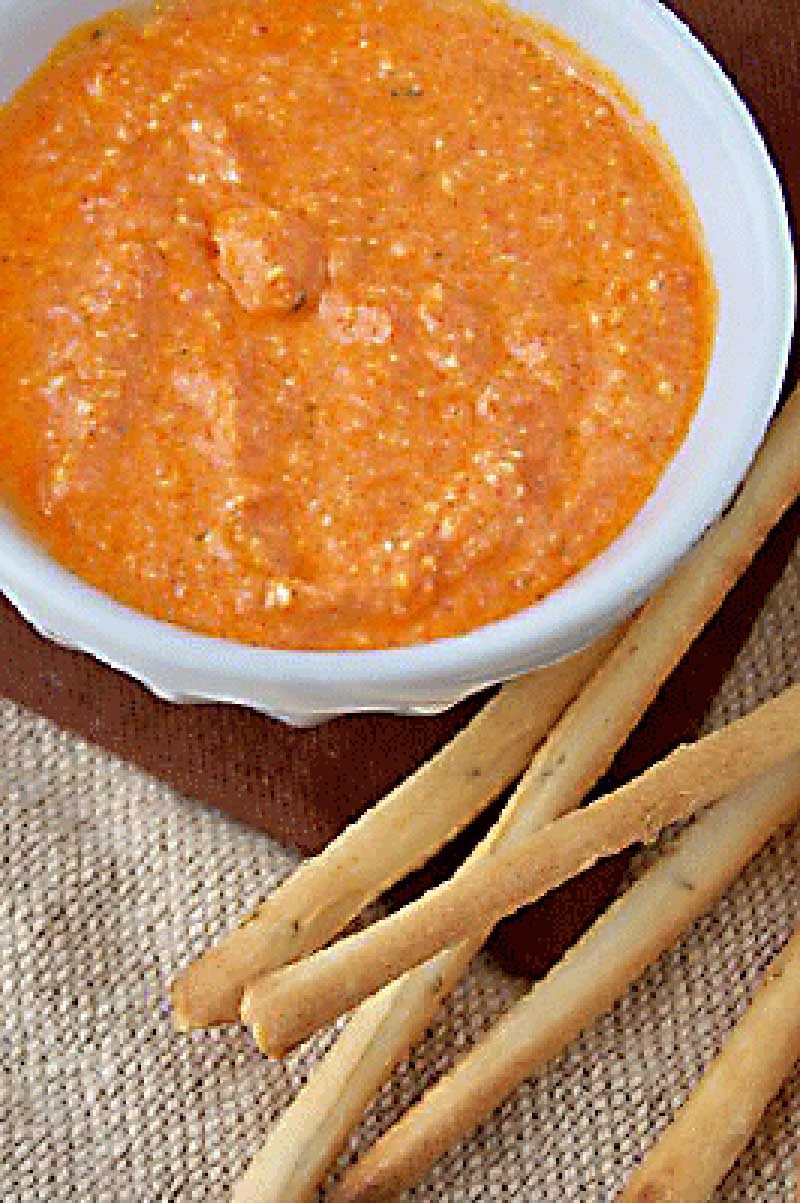Feta And Roasted Red Pepper Spread
