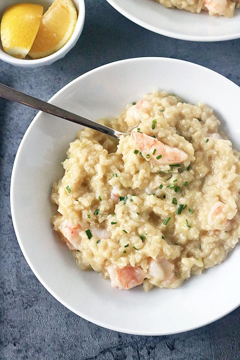 Shrimp Risotto (for Two)