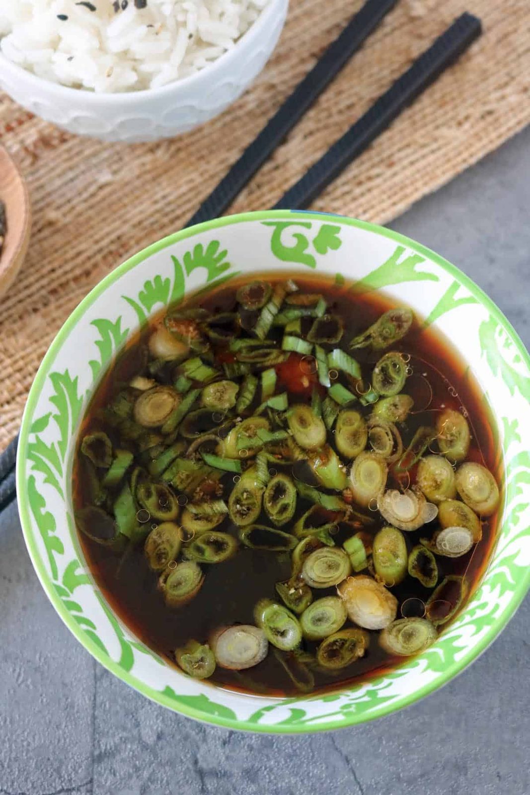 Ginger-Soy Sauce with Scallions