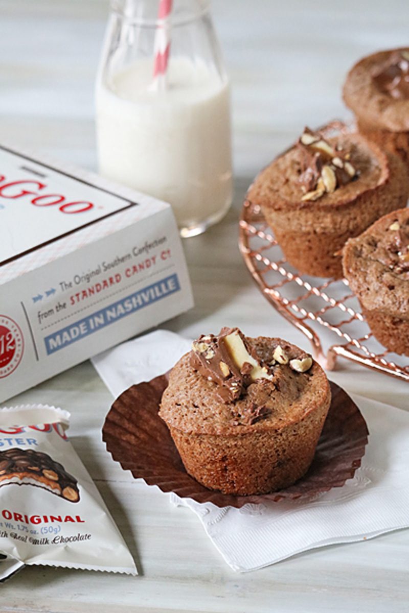 Goo Goo Cluster Cupcakes