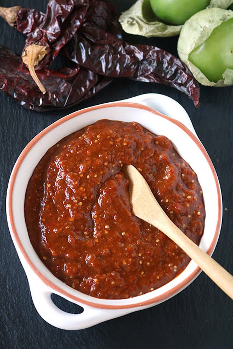 Tomatillo and Guajillo Salsa