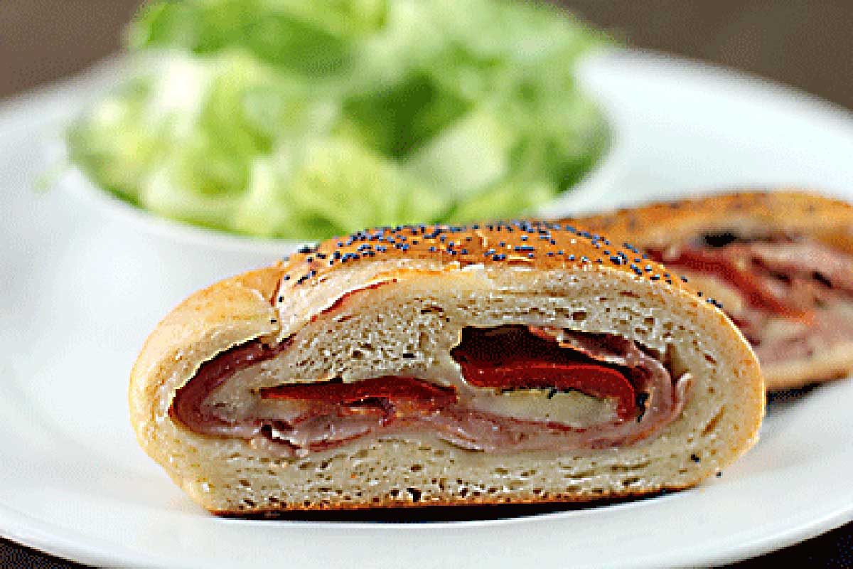 Ham and Cheese Stromboli