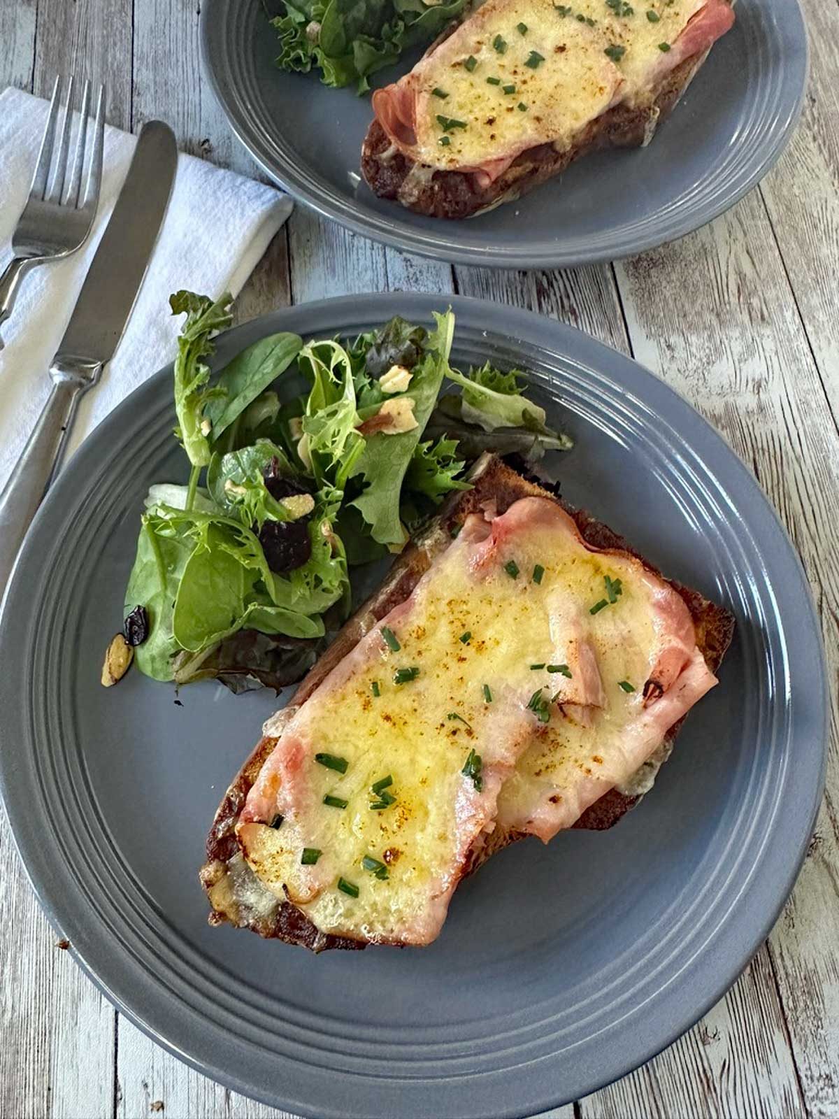 Ham, Cheddar, and Apple Butter Tartine