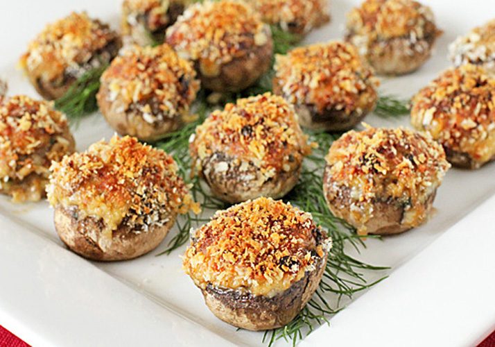 Stuffed Italian Mushrooms