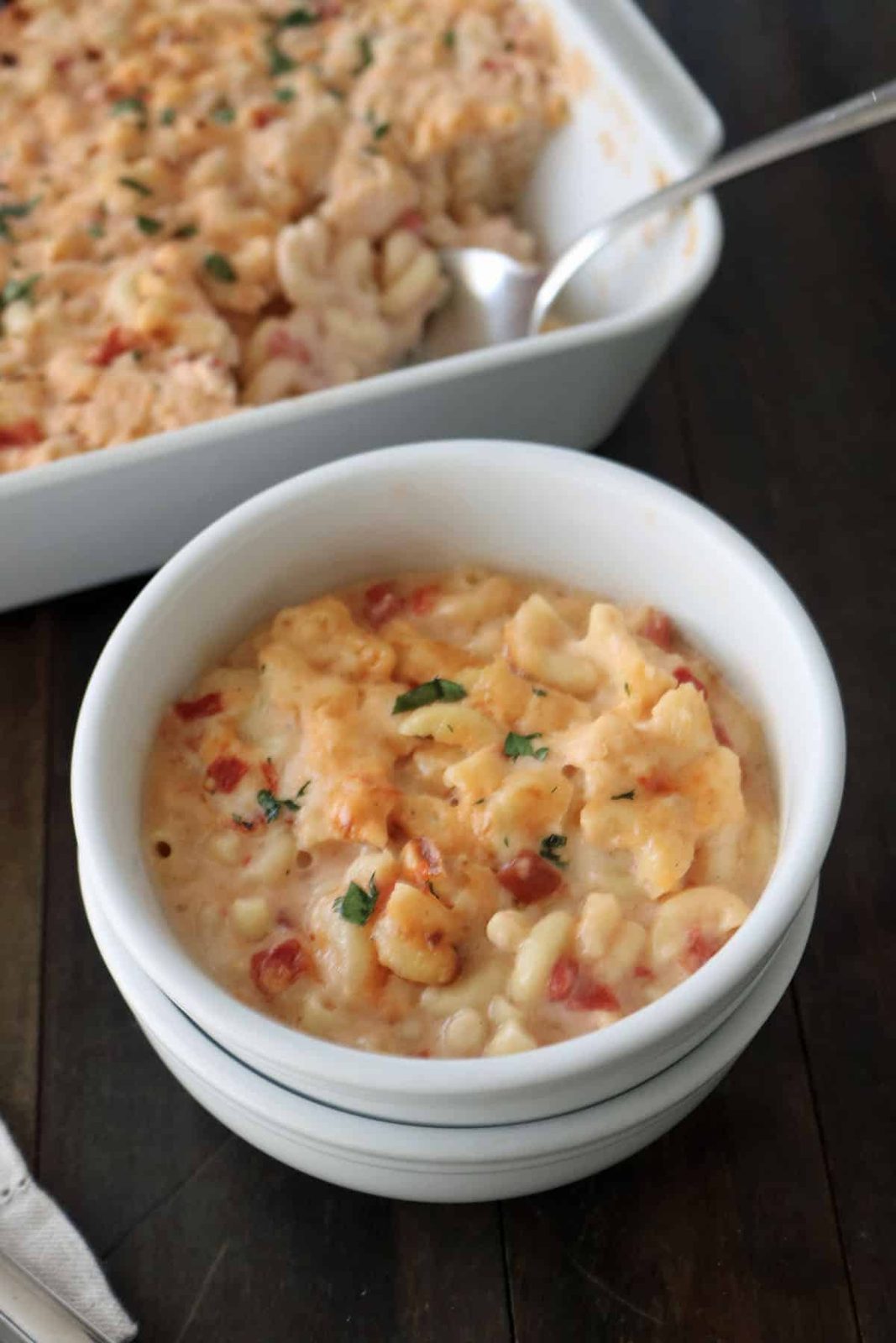 Macaroni and Cheese with Tomatoes