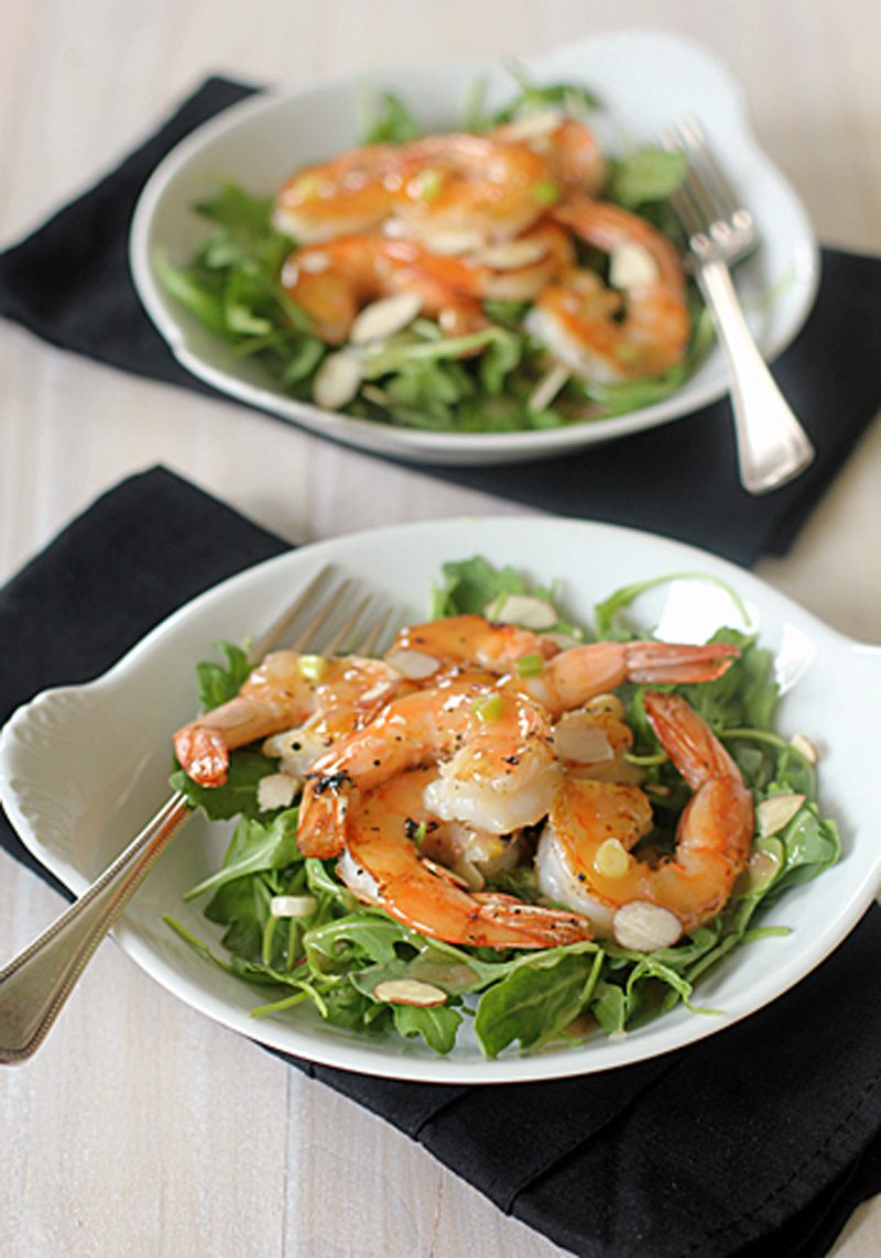Sautéed Shrimp with Buttery Lemon-White Chocolate Sauce