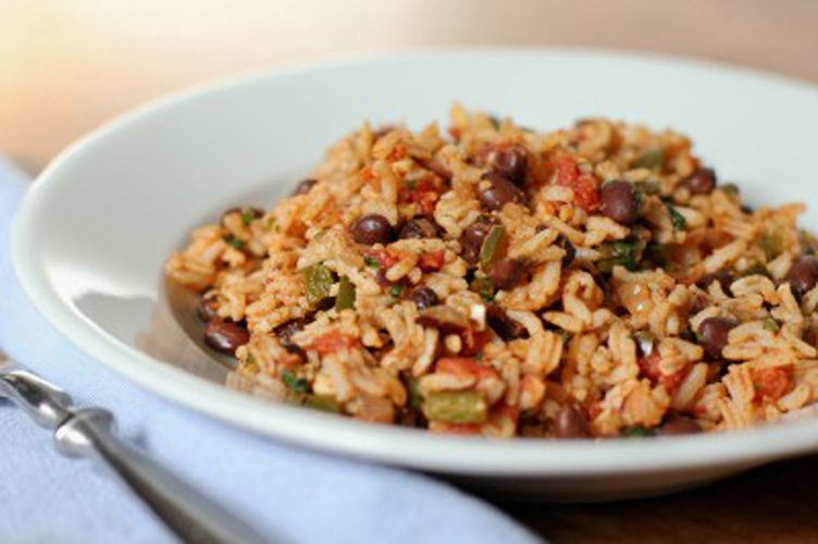 Mexican Rice with Tomatoes and Beans
