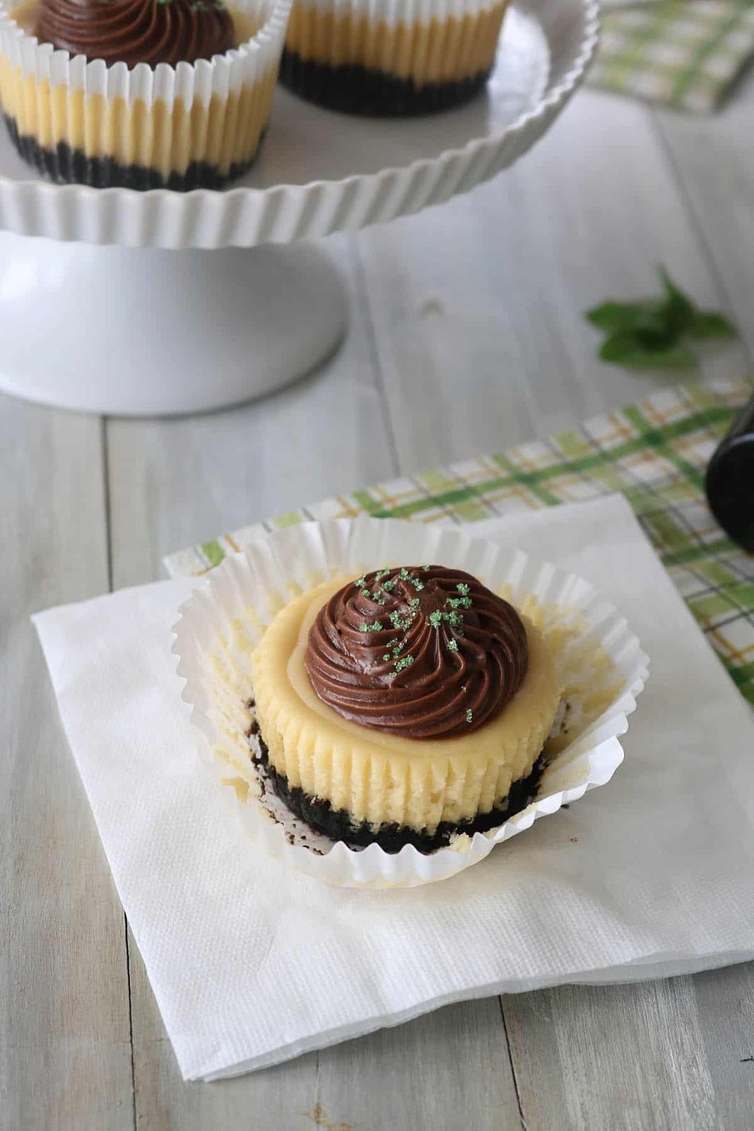 Mini Baileys Cheesecakes