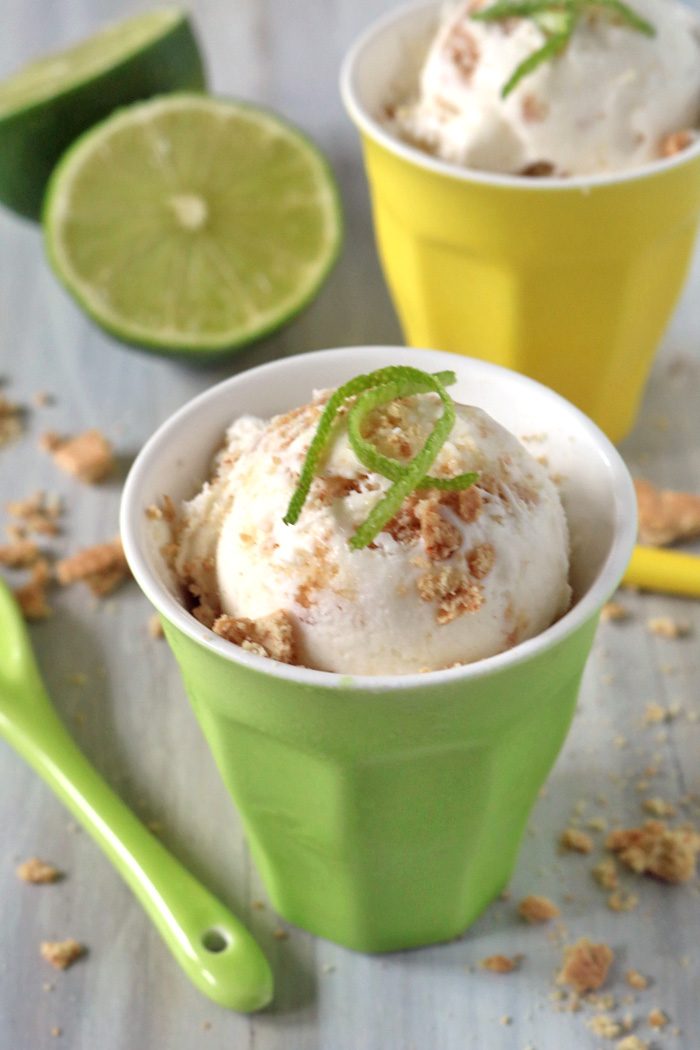No-Churn Key Lime Pie Ice Cream