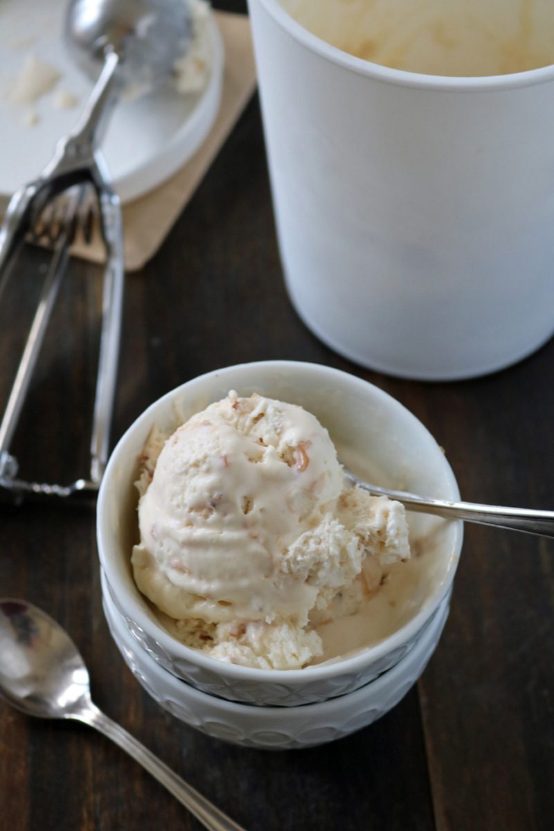 No-Churn Salted Caramel-Coconut Ice Cream