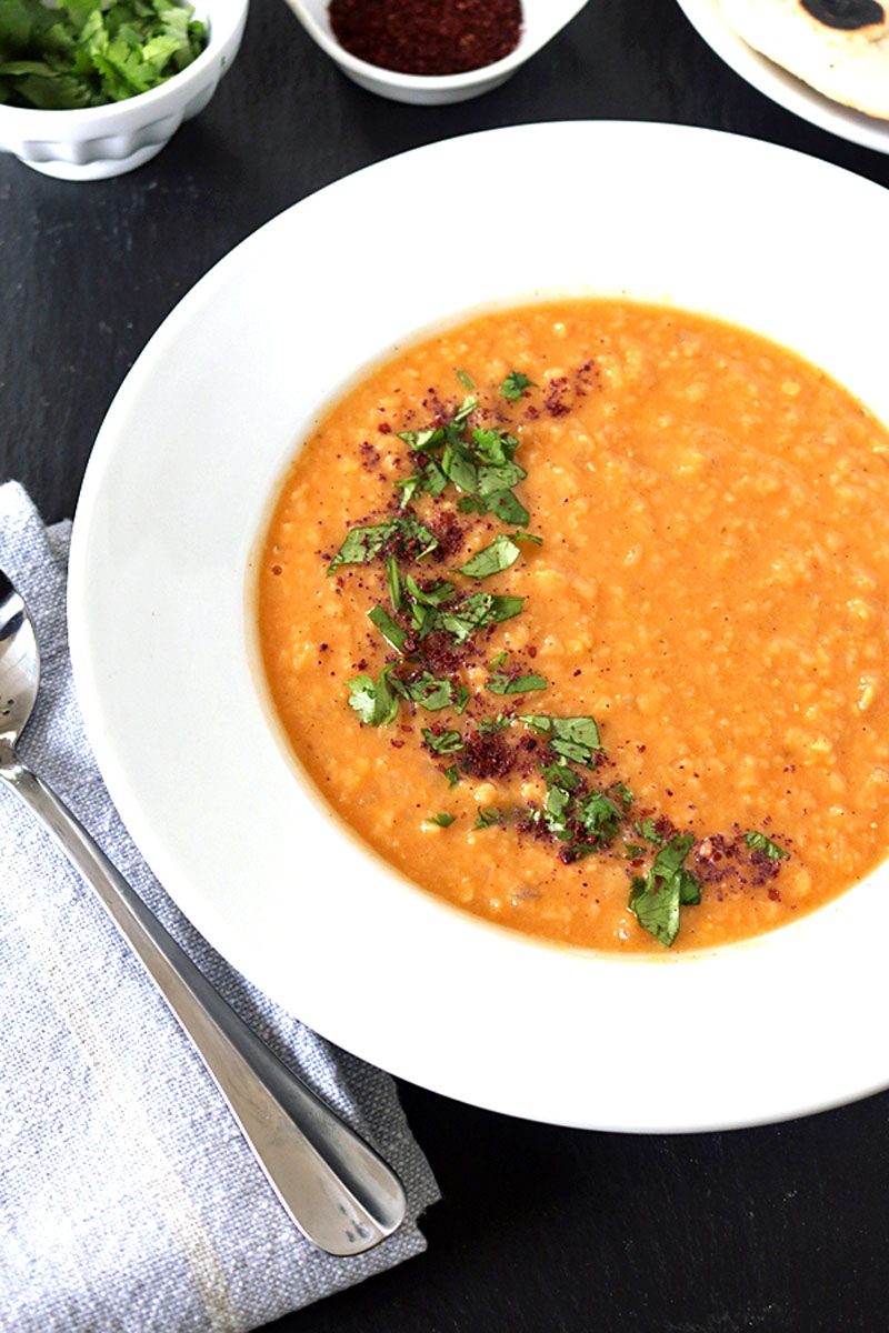 Red Lentil Soup with Warm Spices