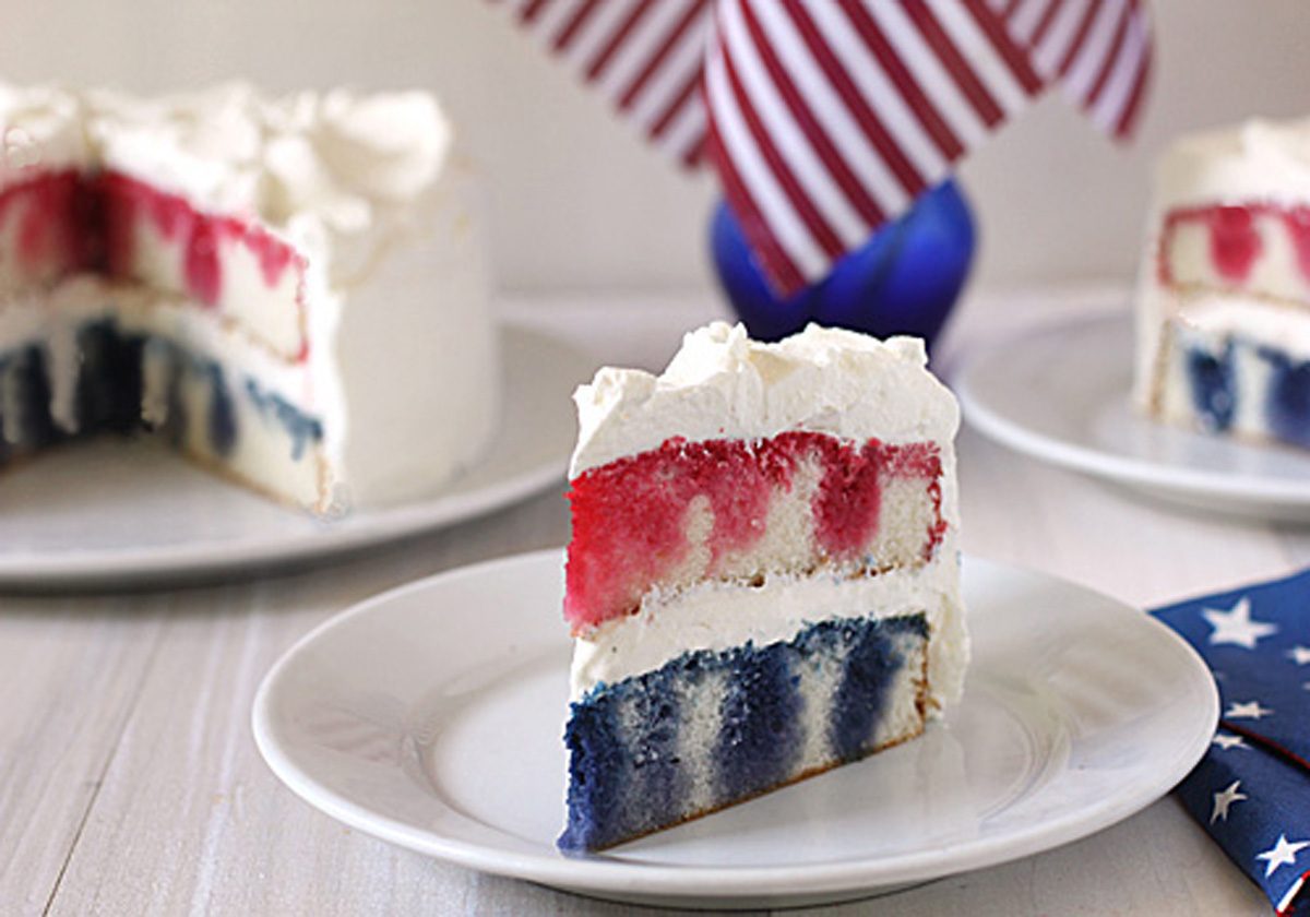 Patriotic Poke Cake