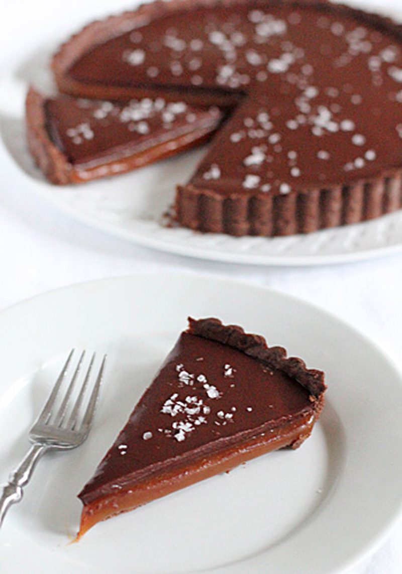 Salted Chocolate Caramel Tart