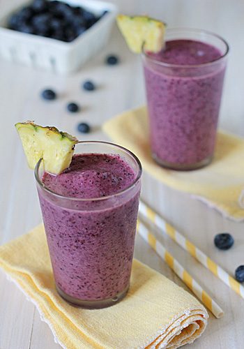 Pineapple-Blueberry Smoothie