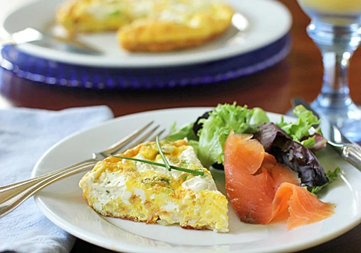 Potato and Boursin Frittata
