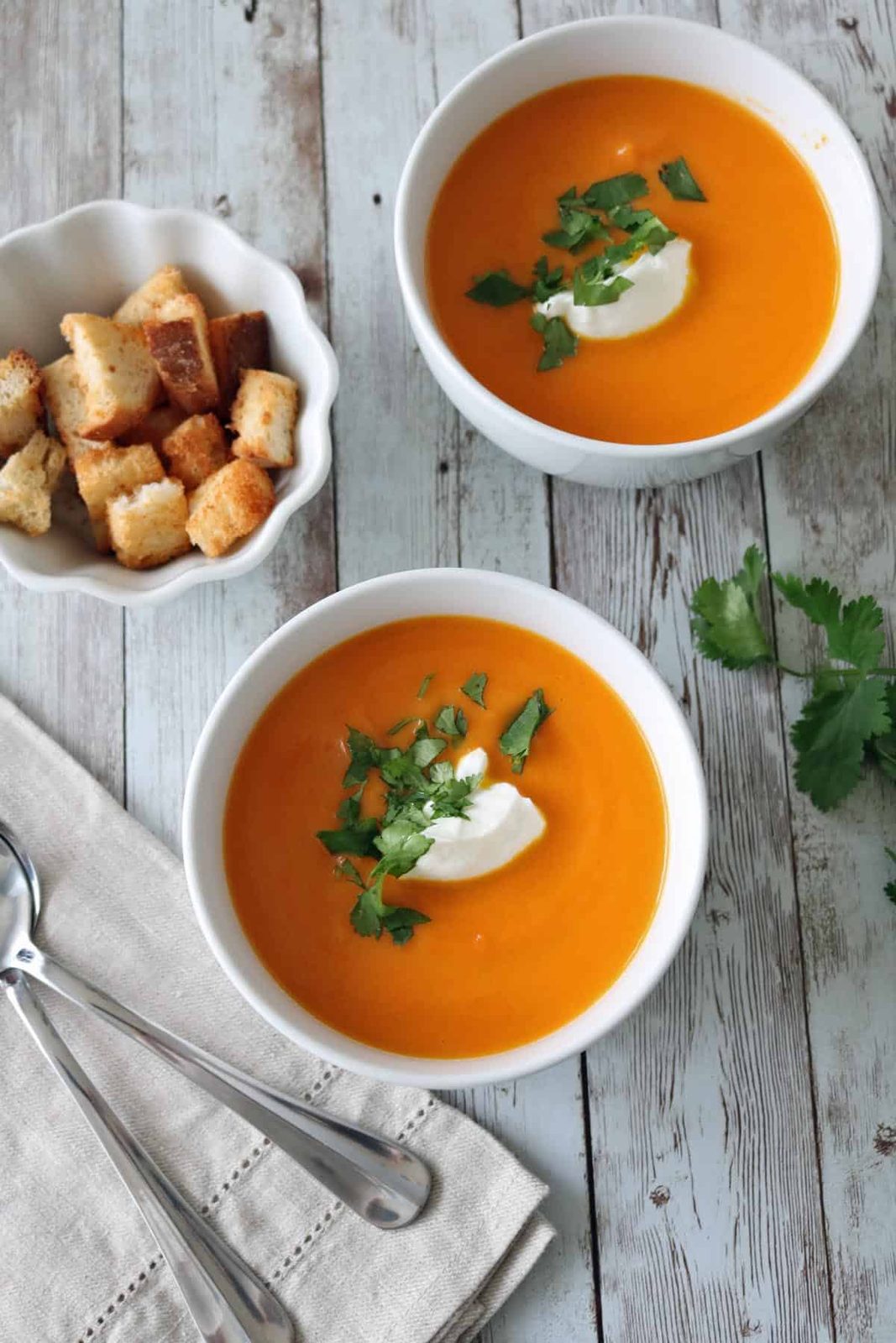 Carrot Soup with Coriander