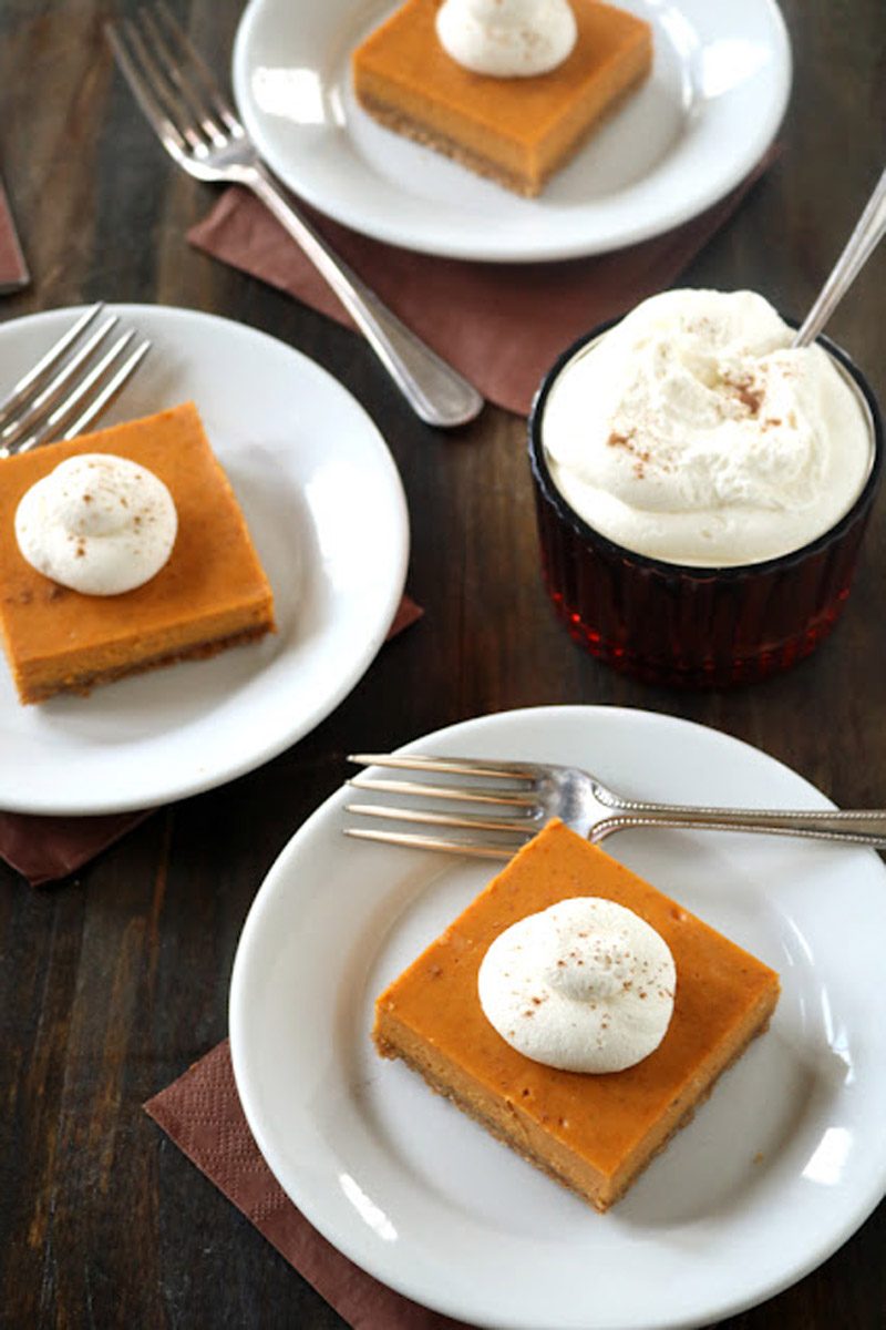 Pumpkin Cheesecake Bars