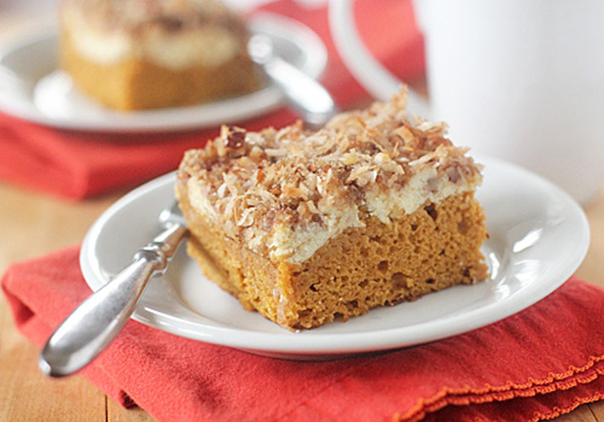 Pumpkin Cream Cheese Coffee Cake