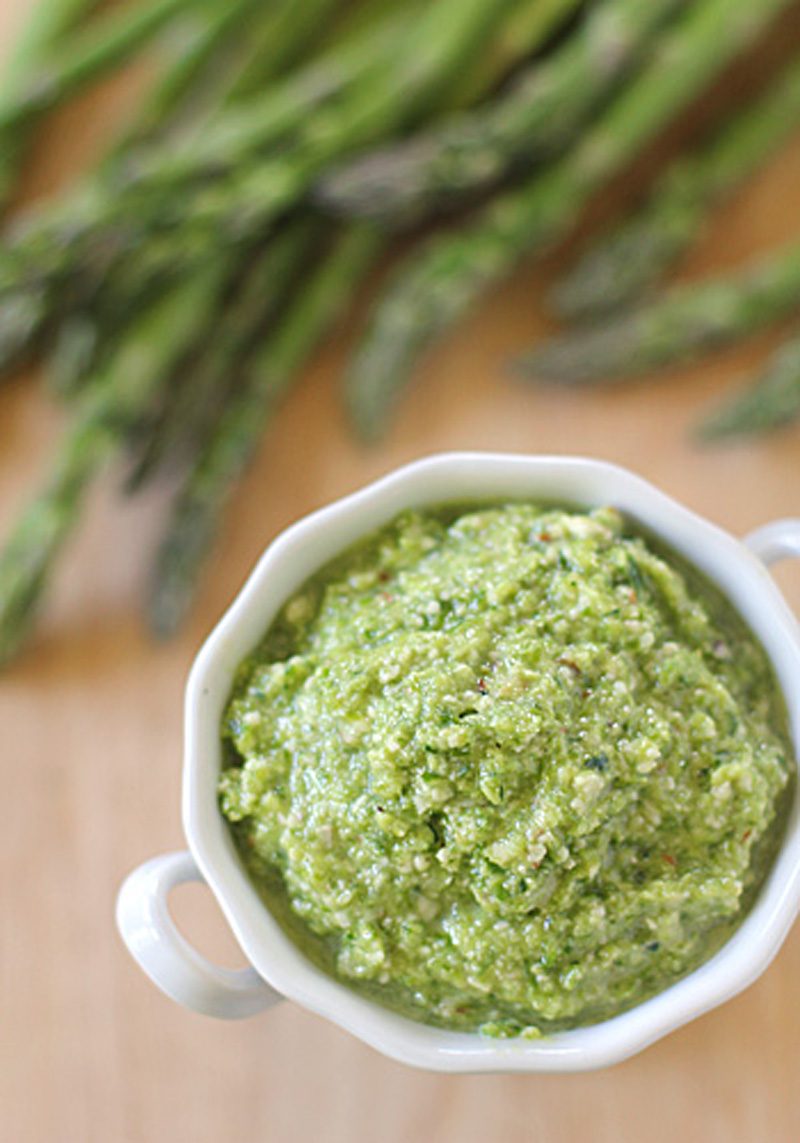 Raw Asparagus Pesto