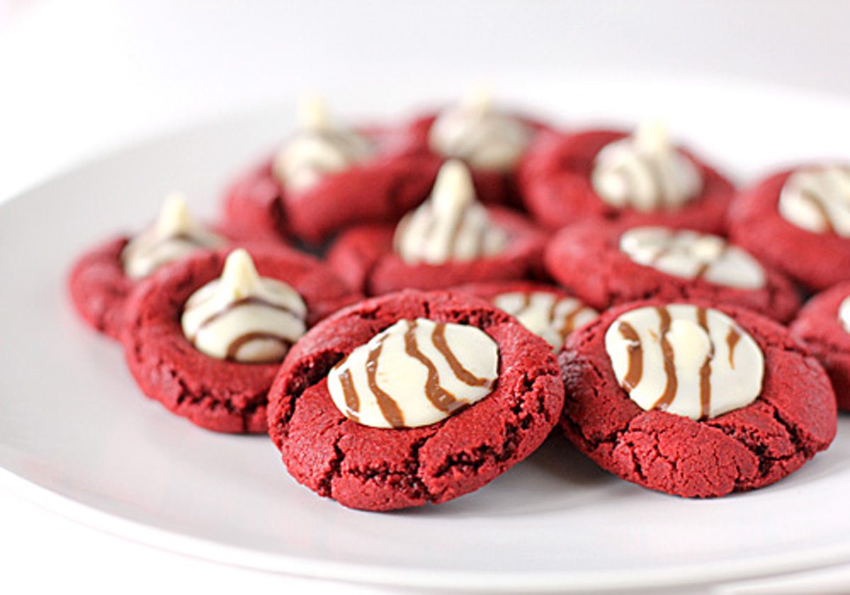 Red Velvet Blossoms/Thumbprints