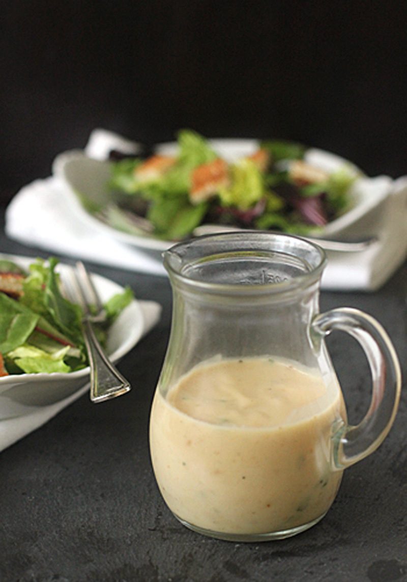 Roasted Garlic and Shallot Dressing