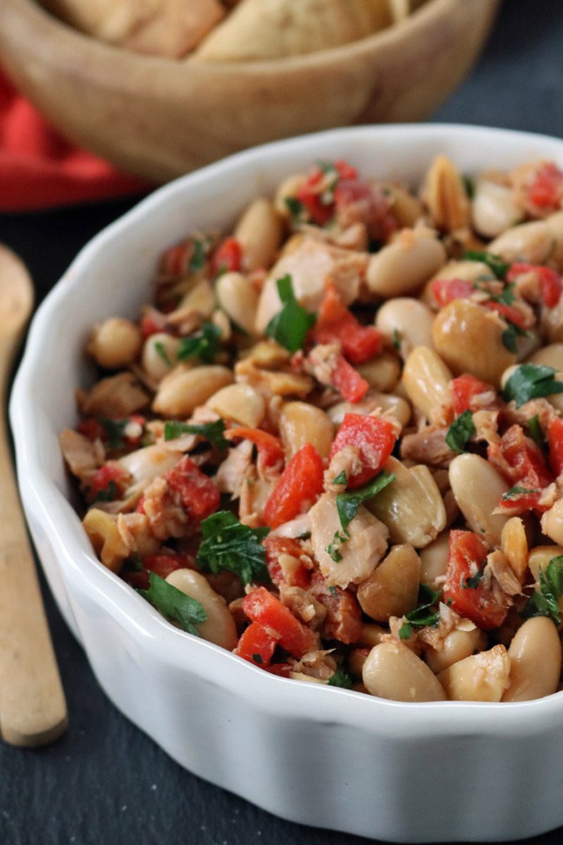Spanish Tuna and White Bean Salad with Marcona Almonds