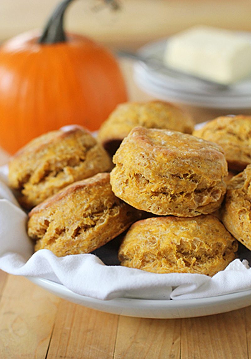 Spiced Pumpkin Angel Biscuits