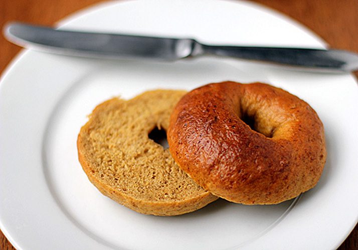 Spiced Pumpkin Bagels