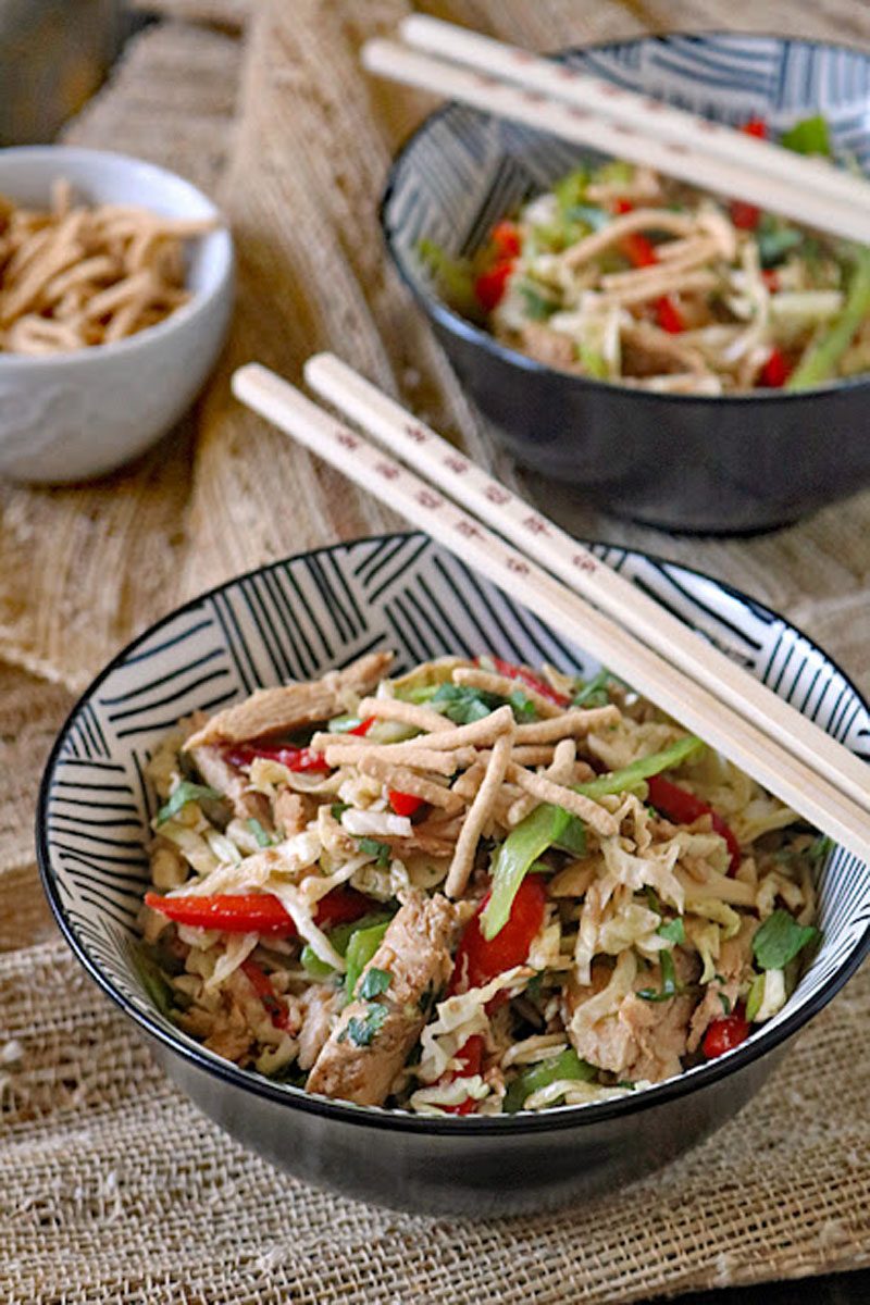 Chinese Chicken Salad with Hoisin Vinaigrette
