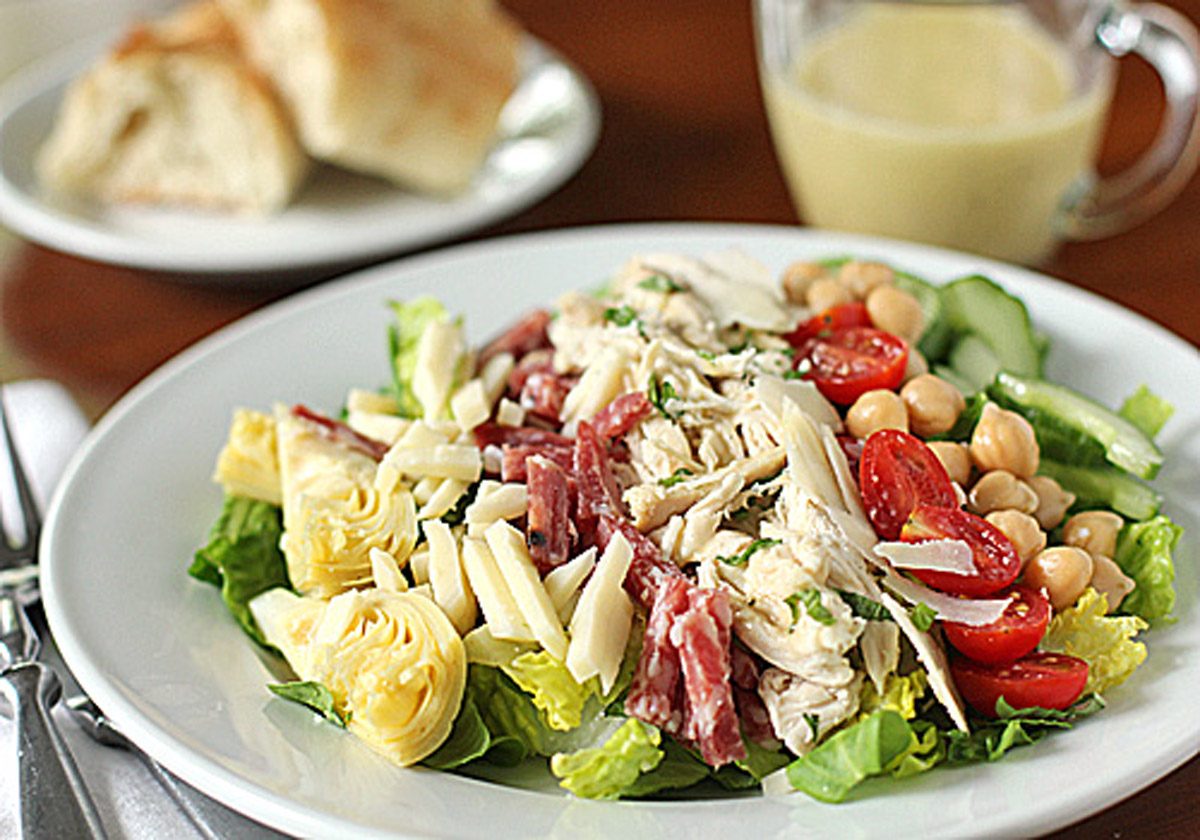 Antipasto Chopped Chicken Salad