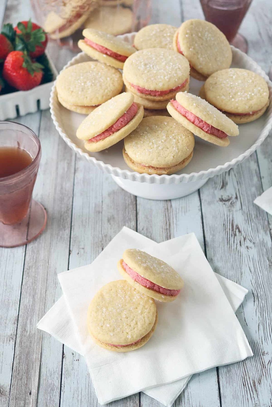 Strawberry Shortcake Cookies