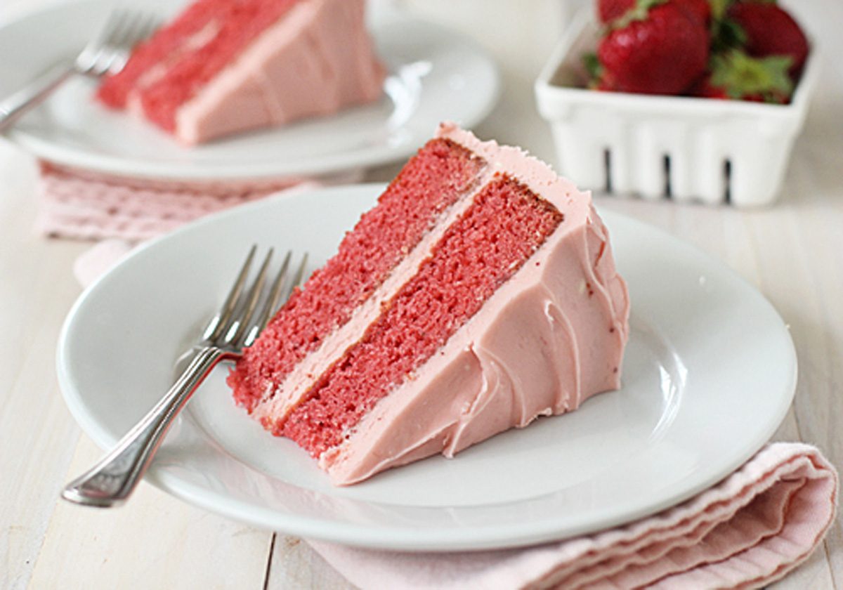 Strawberry Preserves Cake