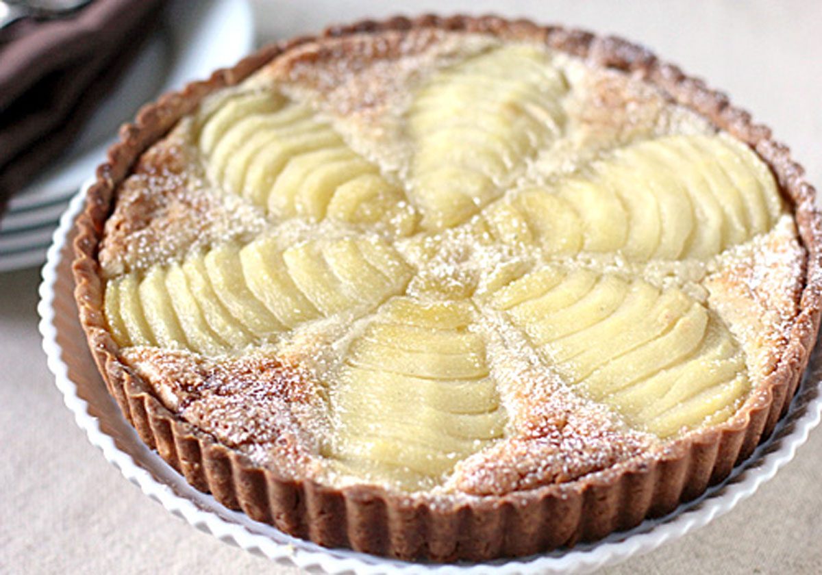 French Pear and Almond Tart