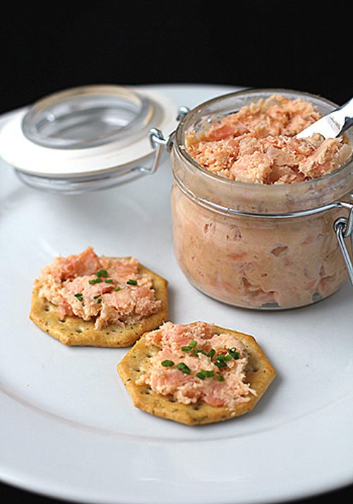 Rillettes aux Deux Samons(Smoked and Steamed Salmon Rillettes)